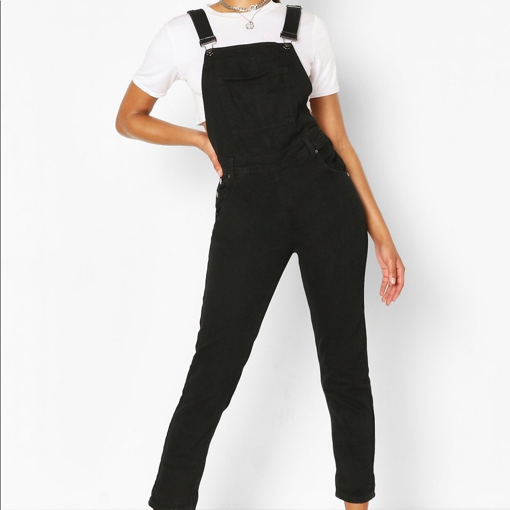 Boohoo Denim Overalls